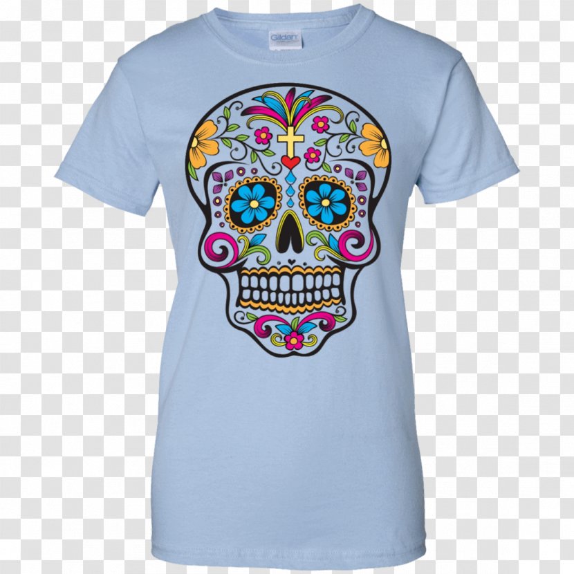 La Calavera Catrina Mexican Cuisine Day Of The Dead Skull - Neck Transparent PNG