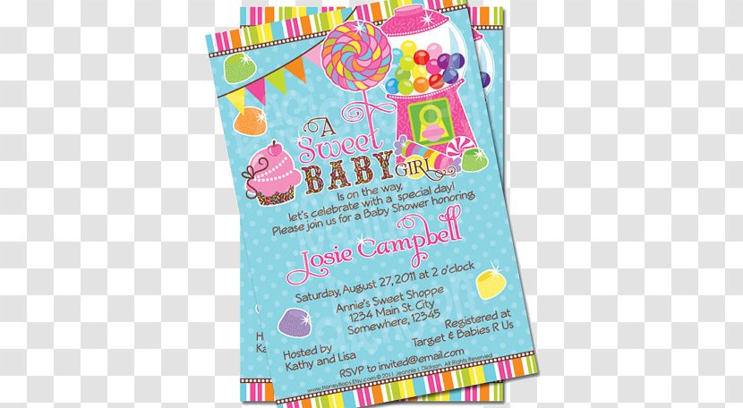 Baby Shower Candy Land Party Infant - Cake Transparent PNG