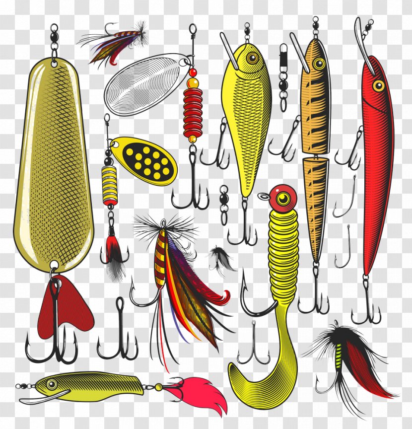 Fishing Lure Spinnerbait Clip Art - Fish Hook Mold Image Transparent PNG