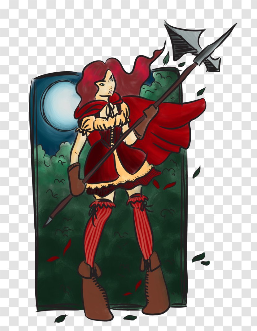 Cartoon Fiction Legendary Creature - Fictional Character - Little Red Riding Hood Transparent PNG