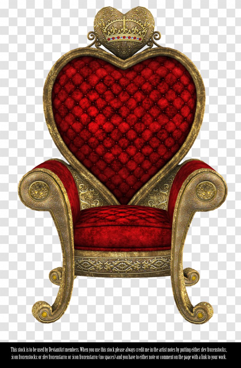 Throne Chair Seat Transparent PNG