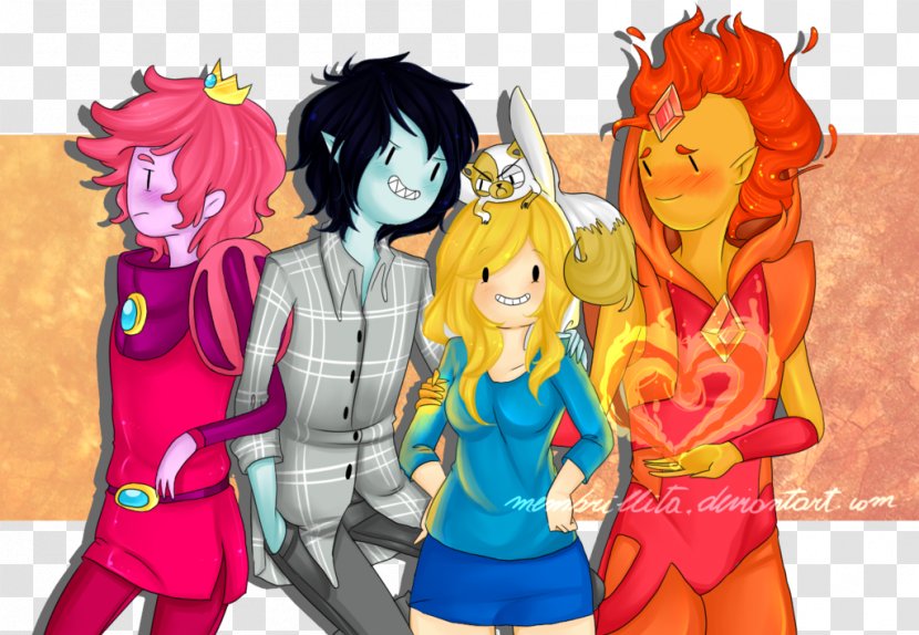 Marceline The Vampire Queen Finn Human Jake Dog Ice King Princess Bubblegum - Frame - Gyllenhaal Transparent PNG