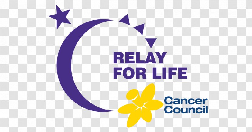 Sutherland Shire Relay For Life The Cancer Council NSW Logo - Yellow Transparent PNG