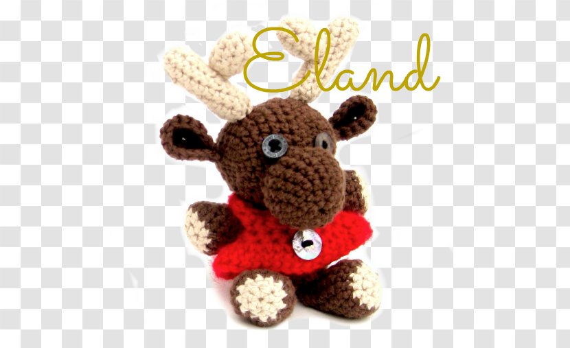 Reindeer Crochet Stuffed Animals & Cuddly Toys Pattern Transparent PNG