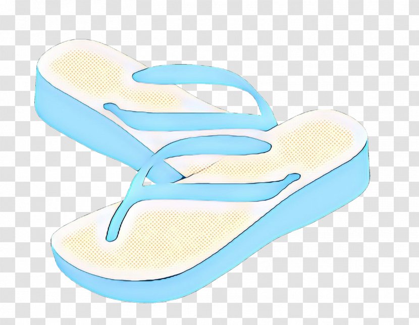 Flipflops Footwear - Aqua - Slipper Sandal Transparent PNG