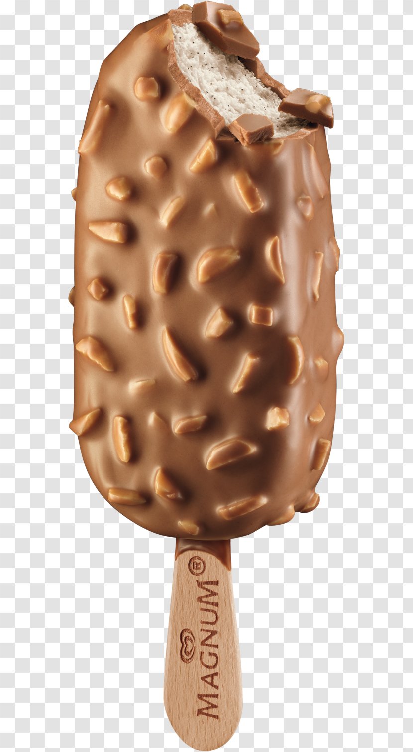 Ice Cream Magnum Wall's Chocolate - Mini Transparent PNG