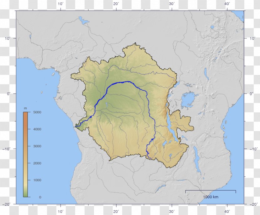 Uele River Fimi Congo Nile Lualaba - Democratic Republic Of The - Topo Transparent PNG