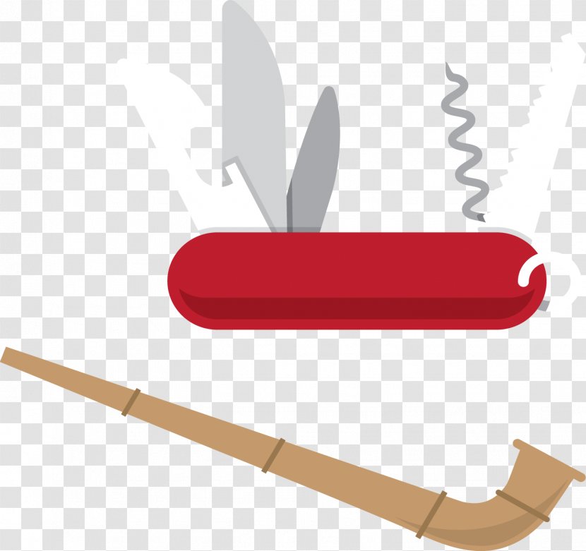 Knife Euclidean Vector - Vecteur - Swiss Army Pipe Transparent PNG