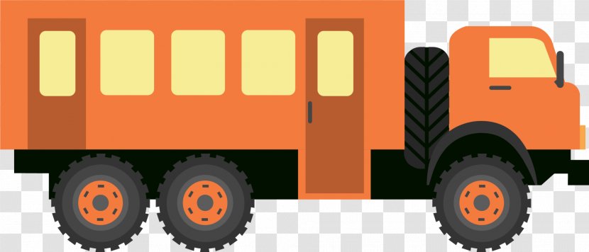Car Rail Transport Mode Of Vehicle - Road - Orange Cartoon Transparent PNG