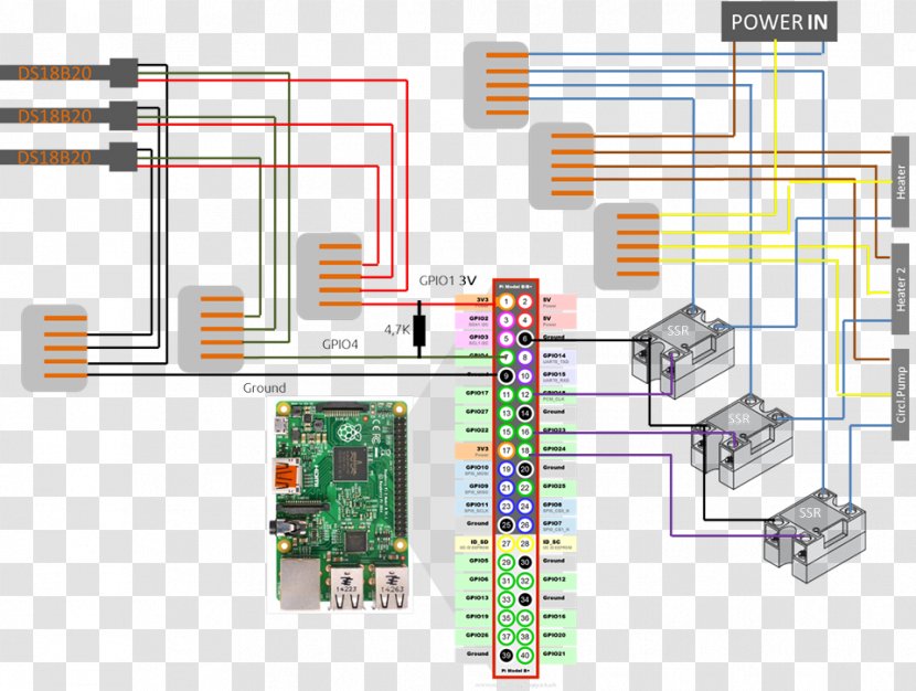 Solid-state Relay Wiring Diagram Do It Yourself - Build Transparent PNG