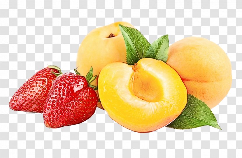 Strawberry Juice Fruit Peach - Blueberry Transparent PNG