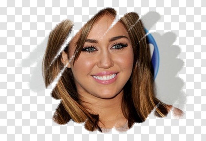 Miley Cyrus Eyebrow Hairstyle Layered Hair Headgear - Heart Transparent PNG