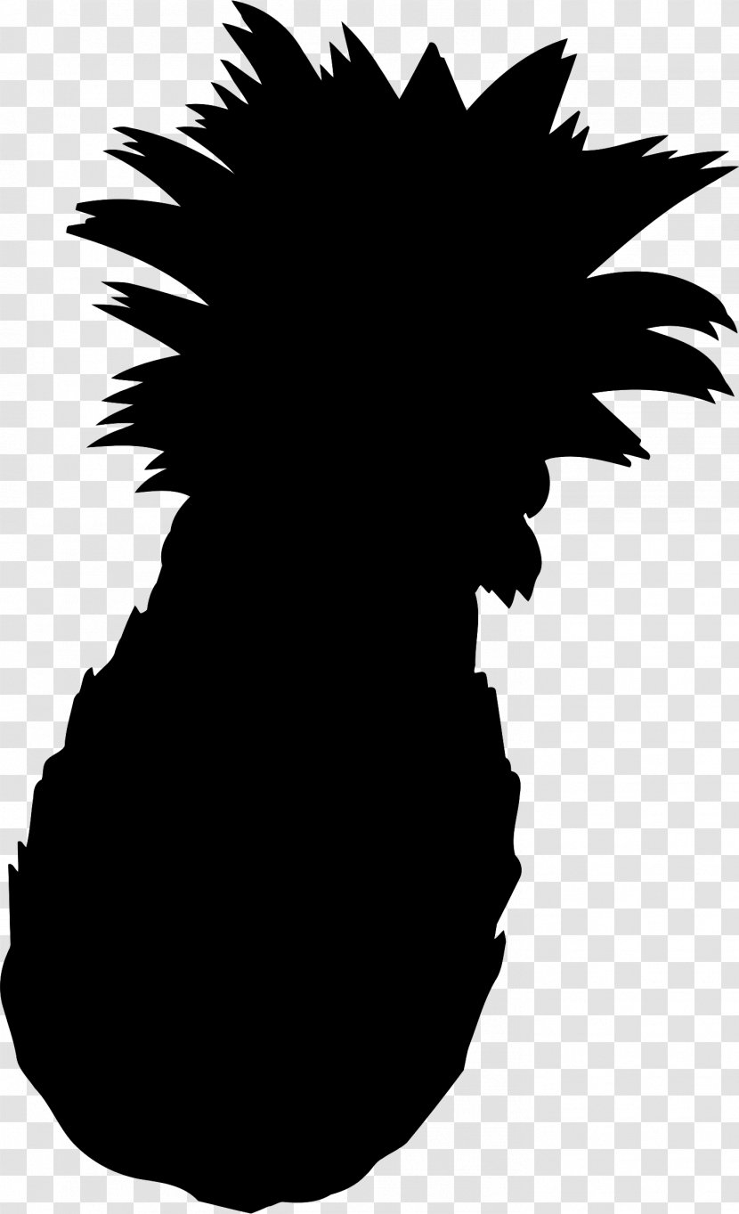 Clip Art Vector Graphics Pineapple Illustration - Silhouette Transparent PNG