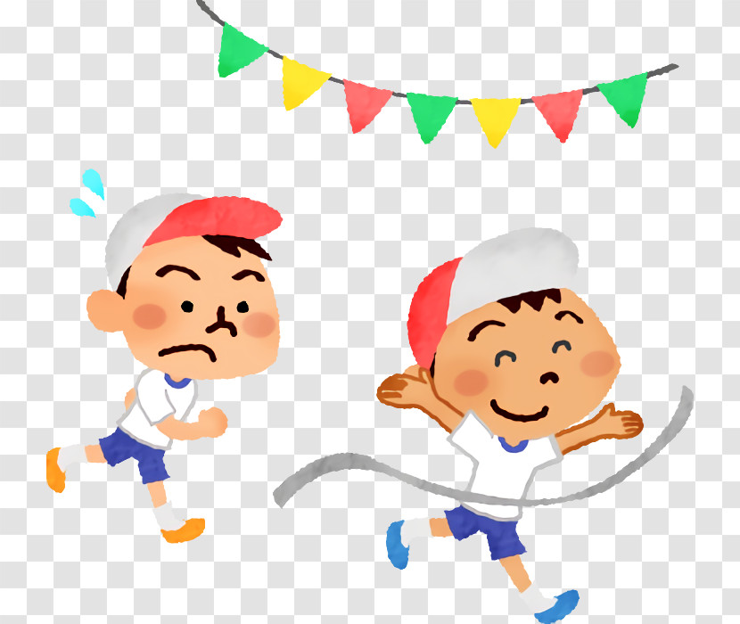 Cartoon Child Happy Smile Pleased Transparent PNG