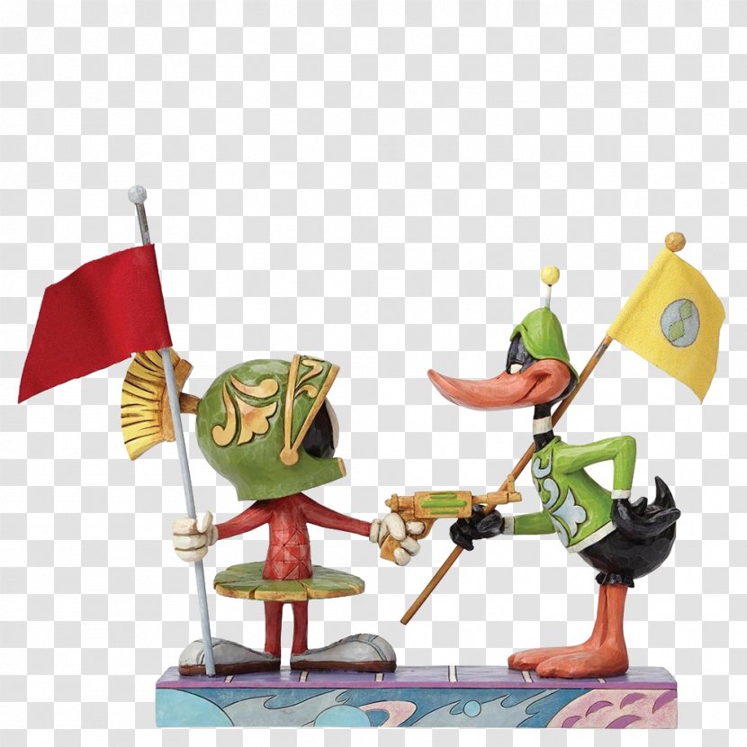 Marvin The Martian Daffy Duck Bugs Bunny Elmer Fudd Looney Tunes - Statue Transparent PNG