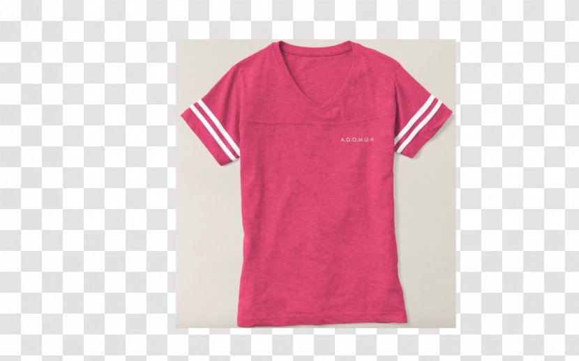 Printed T-shirt Top Clothing - Tshirt - Pink Transparent PNG