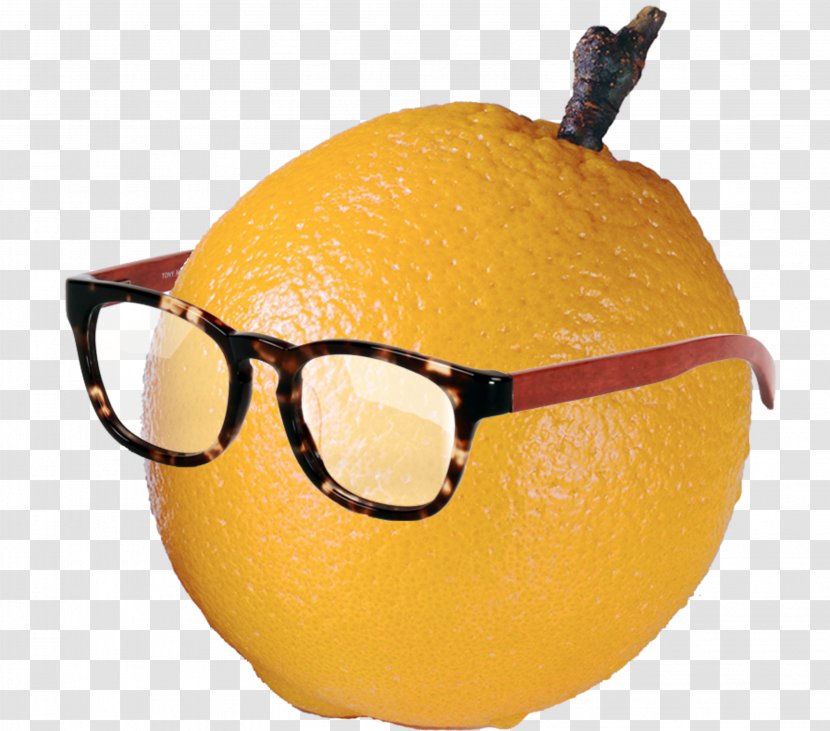 Glasses Near-sightedness Visual Acuity Eye Goggles - Intervenu021bie Chirurgicalu0103 - Orange Transparent PNG
