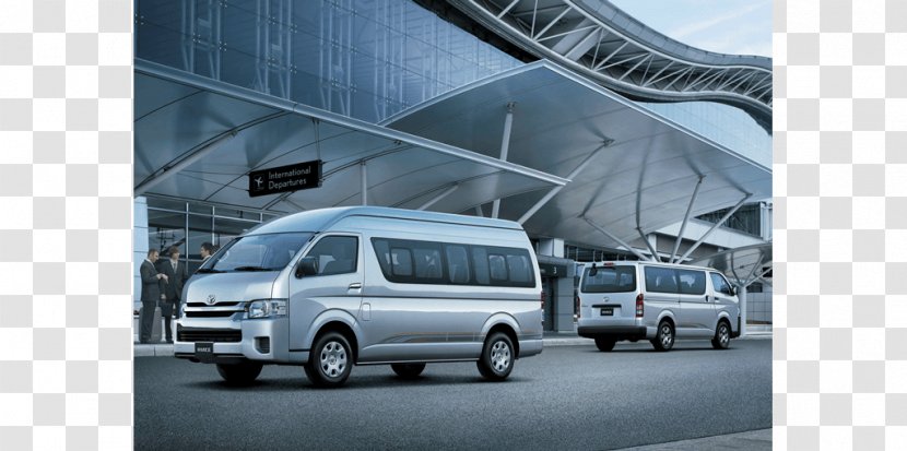 Toyota HiAce Car Van Land Cruiser Prado - Microvan Transparent PNG