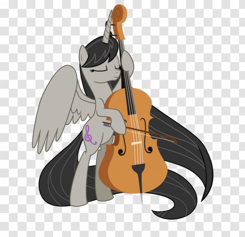 My Little Pony Winged Unicorn Violin Princess Luna - Cartoon Transparent PNG