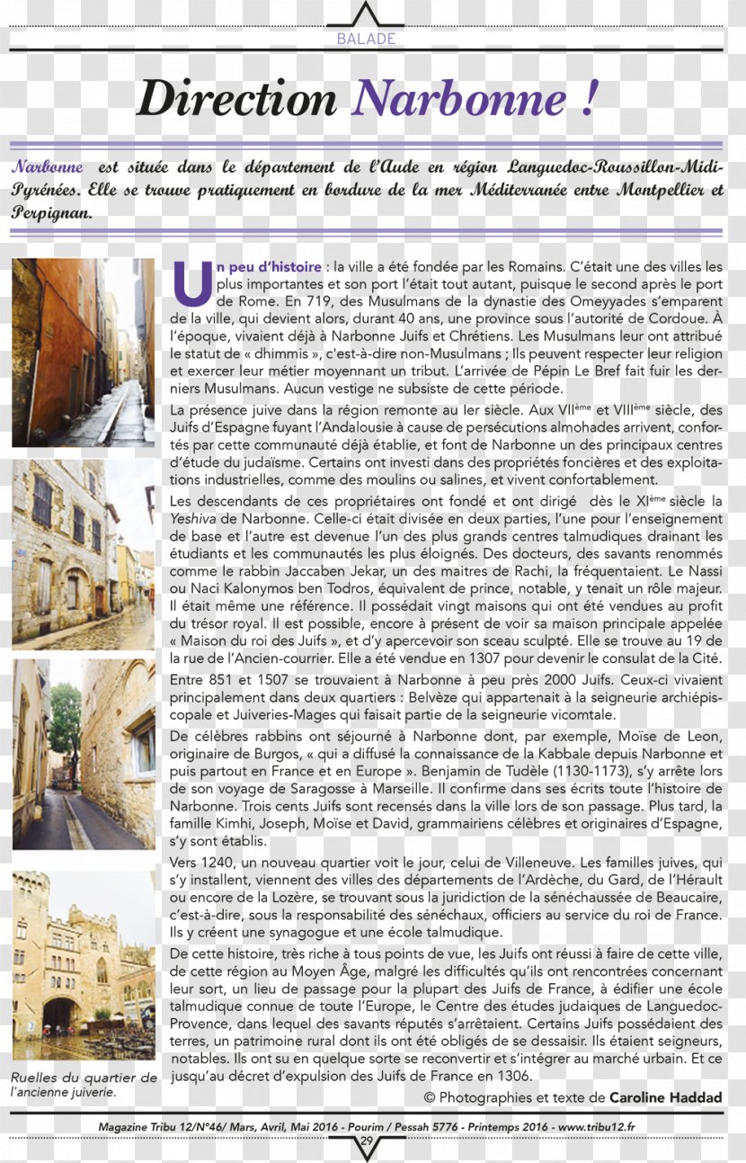 Alet-les-Bains Narbonne Document Newspaper - Tribu Transparent PNG