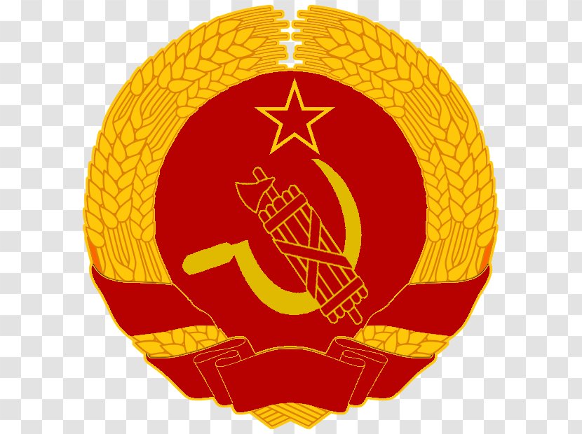 Russian Soviet Federative Socialist Republic East Germany Hammer And Sickle Empire - Coat Of Arms - Russia Transparent PNG