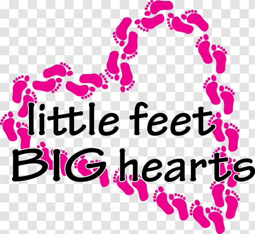 Foot Amita Health: Adventist Medical Center Midwest Health Heart - Pink - Little Hearts Transparent PNG