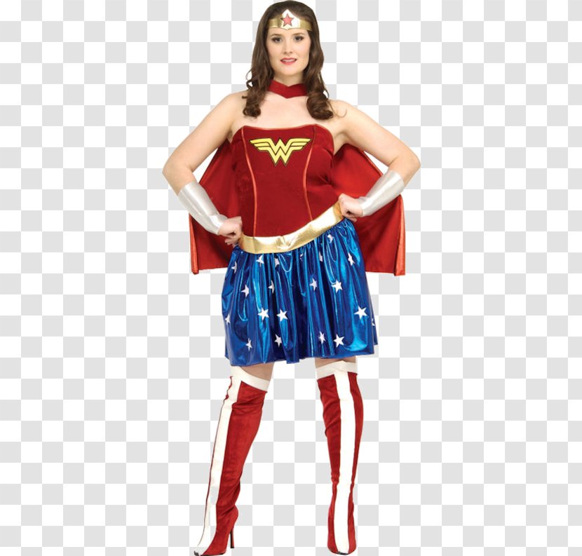 Wonder Woman Justice League Halloween Costume Plus-size Clothing Transparent PNG