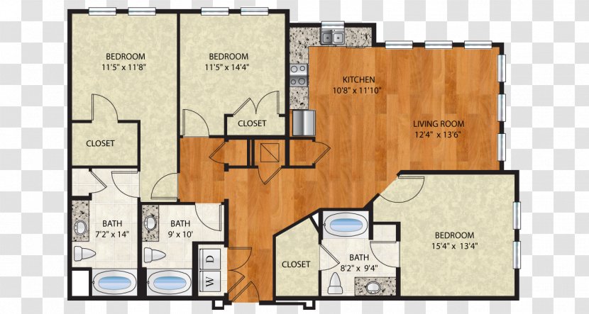 The Ivy Residences At Health Village Floor Plan Apartment Winyah Drive SunRail - Sunrail - Real Estate Wooden Transparent PNG