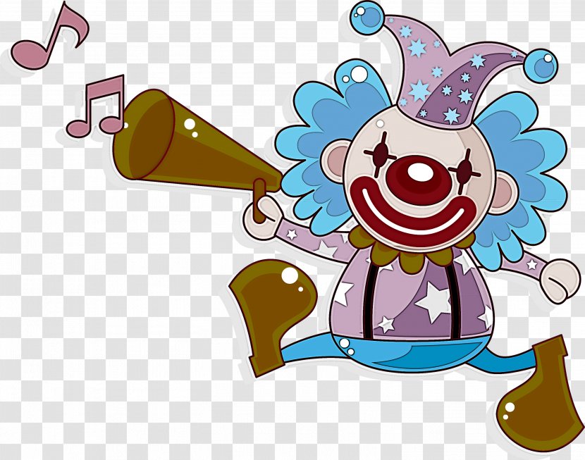 Cartoon Clown Sticker Performing Arts Transparent PNG