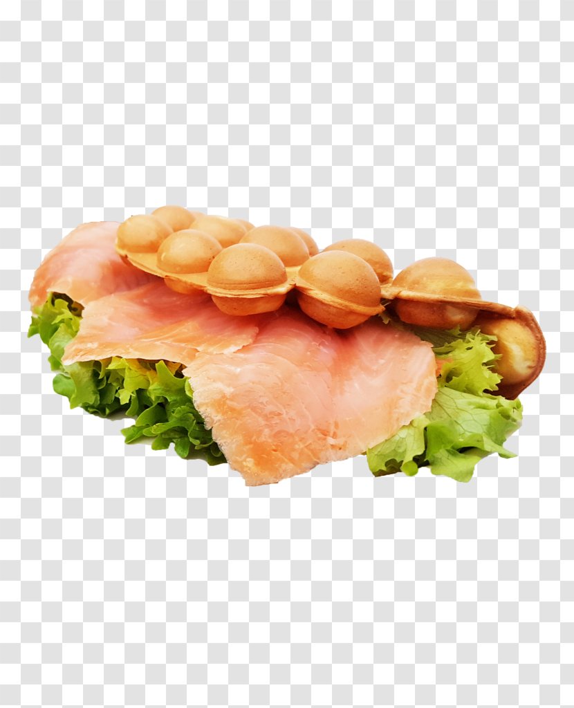 Smoked Salmon Waffle Ham And Cheese Sandwich Jamaican Patty - Watercolor Transparent PNG