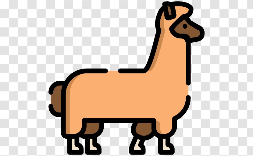 Clip Art - Camel Like Mammal - Alpaca Transparent PNG