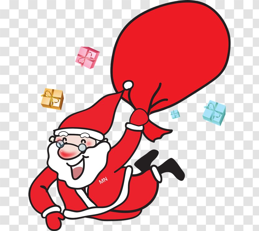 Santa Claus Parade Christmas Day T-shirt Gift - Fictional Character - Funny Vector Transparent PNG
