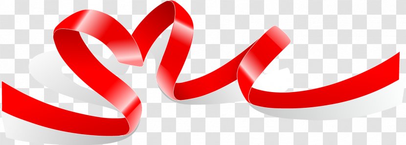 Valentines Day Ribbon - Gift - Red Element Transparent PNG