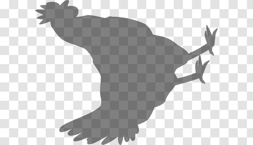 Chicken Finger Mammal Black Clip Art - Hen Transparent PNG