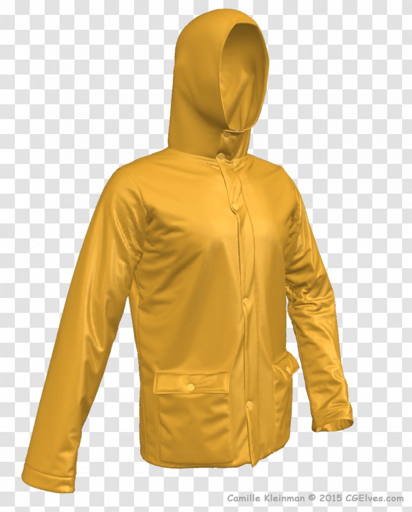 Hoodie Yellow Raincoat Product - Design Of Jacket Transparent PNG