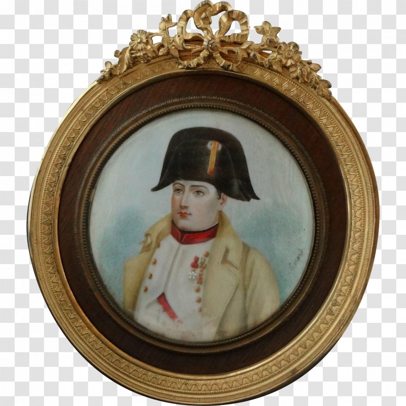 Portrait Of Madame Récamier Miniature Watercolor Painting Artist - Picture Frames Transparent PNG
