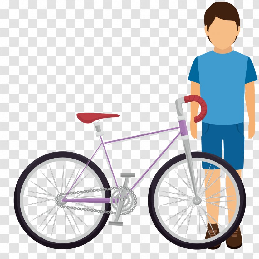 Bicycle Photography Cartoon Illustration - Stock - Boy And Transparent PNG
