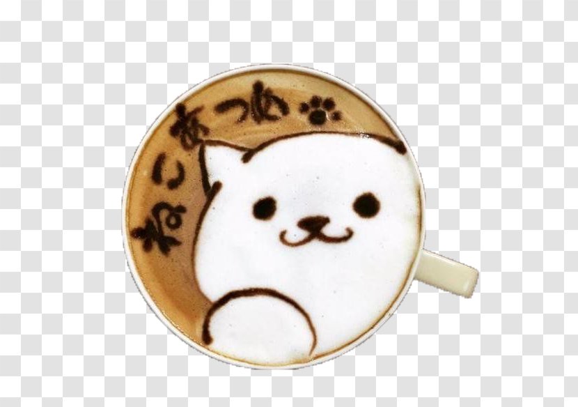 Coffee Latte Neko Atsume Ice Cream Cafe - Cat - Japanese Puppy Transparent PNG