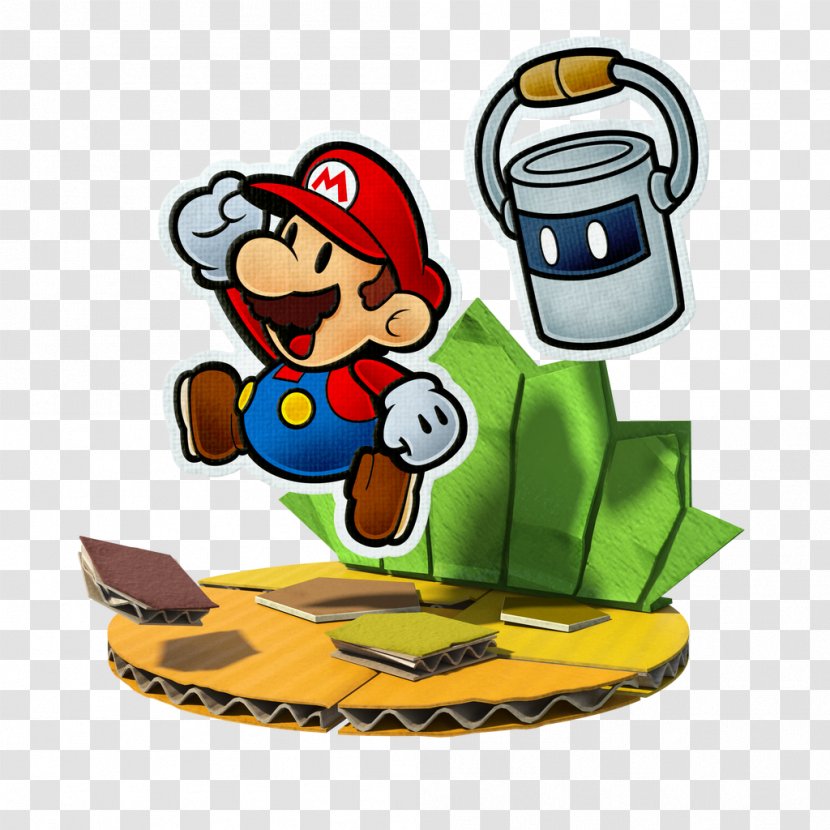 Paper Mario: Color Splash Wii U - Recreation - Mario Transparent PNG