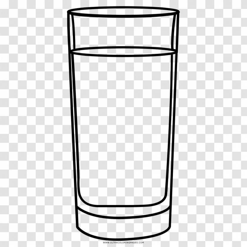 Drawing Water Cup Coloring Book - Rectangle Transparent PNG