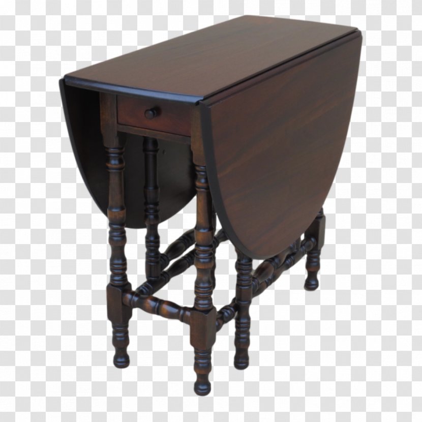 Gateleg Table Drop-leaf Drawer Antique - End Transparent PNG