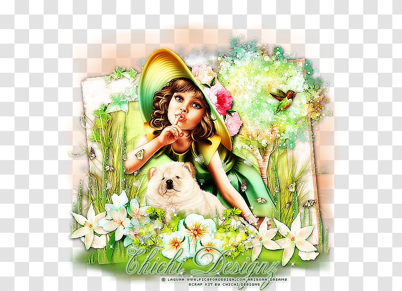 Floral Design Fairy Flowering Plant Easter - Art Transparent PNG