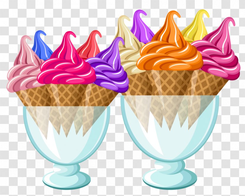 Sundae Ice Cream Cones Tart Transparent PNG