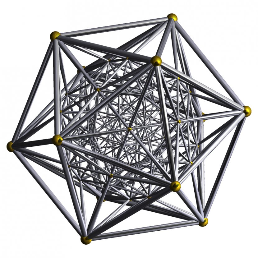 600-cell Platonic Solid Four-dimensional Space 120-cell Polytope - Structure - Three Dimensional Style Transparent PNG