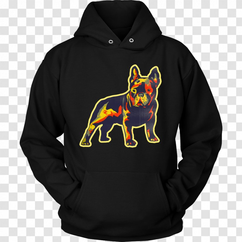 Hoodie T-shirt Clothing Sleeve - Sweatshirt - French Dog Transparent PNG