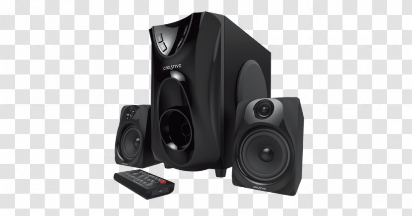 Computer Speakers Loudspeaker Creative Technology Home Theater Systems - Subwoofer Transparent PNG