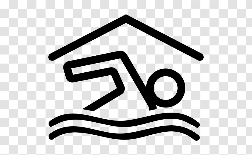 Swimming - Black And White - Symbol Transparent PNG