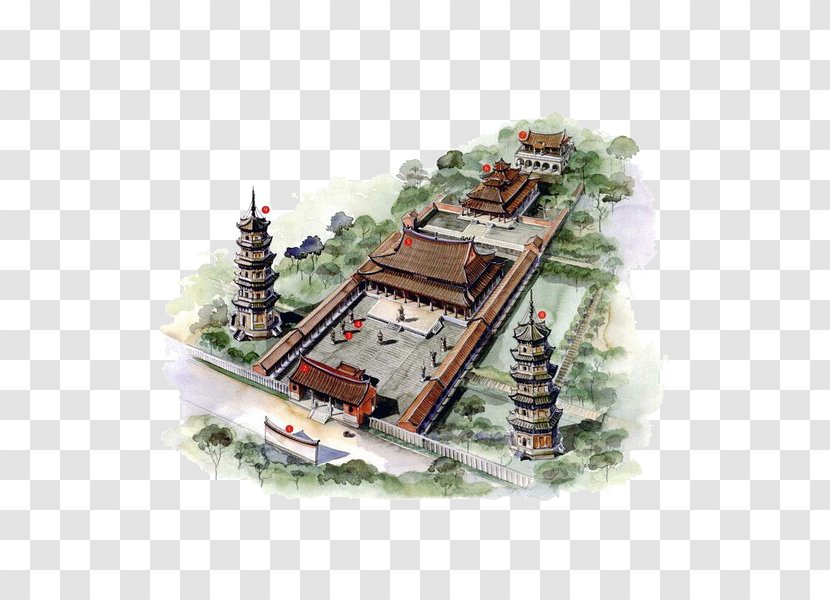 Kaiyuan Temple Longxing Dule Quanzhou - Pagoda - Ancient Imperial Palace Transparent PNG