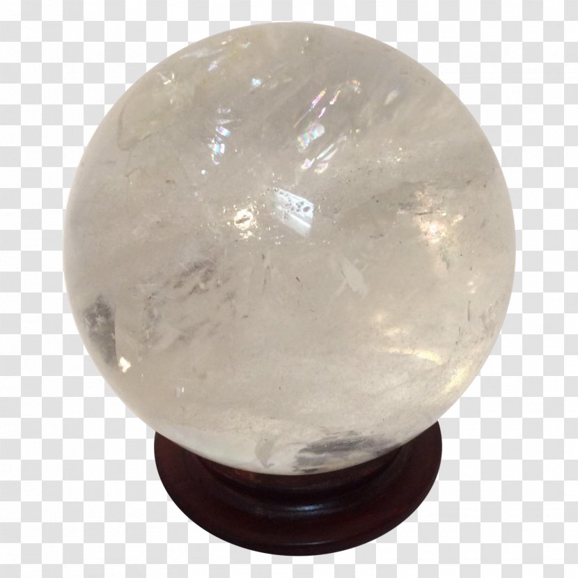 Crystal Cluster Quartz Double Terminated Sphere - Ball Transparent PNG
