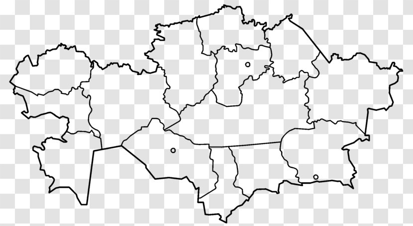Regions Of Kazakhstan Almaty Mapa Polityczna Locator Map - Administrative Division Transparent PNG
